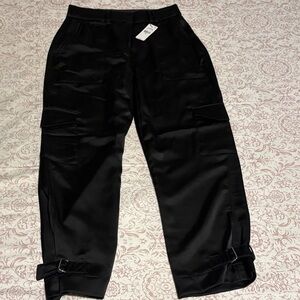 Express Black Satin Pants